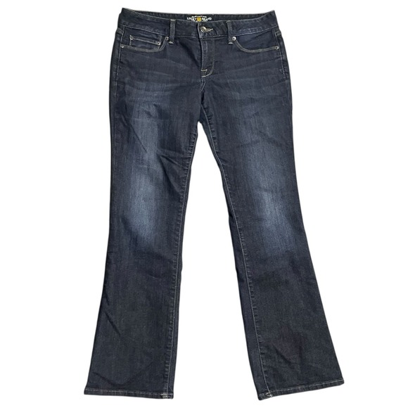 VINTAGE Lucky Brand Jeans‎ Womens Size 8 /29 Blue Denim Lola Bootcut Dark 33x30 - Picture 1 of 10